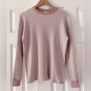 Aritzia TNA Striped Long Sleeve Top Size 2XS